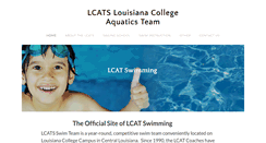 Desktop Screenshot of lcatswimming.com