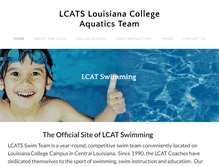 Tablet Screenshot of lcatswimming.com